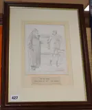 Original illustration for Punch by John Tenniel, pencil, sold Jan 2020