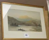 Rydal Water by William H. Muller Hewitt, watercolour, sold Jan 2020