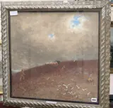 Scuffling by Arthur Charles Shorthouse, watercolour, sold Jan 2020