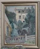 Paris, Montmartre street scene by Léon Eugène Paul, oil on canvas, sold Jan 2020