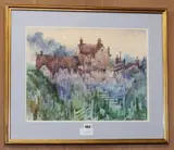 Dorset Farm, Long Acre by Michael Lawrence Cadman, 2001, watercolour, offered Jan 2020