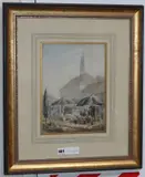 Dresden Market by James Thomas Watts, watercolour, offered Jan 2020