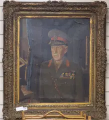 Portrait of The Lord Freyberg by Paul Fitzgerald, 1950, oil on canvas, sold Jan 2020
