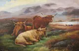 Untitled by Robert Cleminson, oil on canvas, sold Jan 2020
