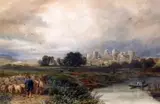 WatercolourPevensey Castle by David Cox Jnr., watercolour, sold Jan 2020