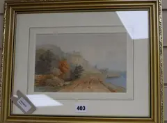 Untitled by Thomas Baker, 1836, watercolour, sold Dec 2019