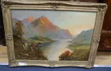 Helvellyn, Thirlmere, Lake District by Graham Williams, oil on canvas, sold Dec 2019