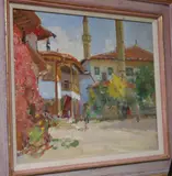 Bakhchesarai, Crimea by Eugeni Luchenko, oil on canvas, sold Dec 2019