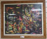 Wax crayon by Gabrielle Weissman, 1970, drawing, offered Dec 2019