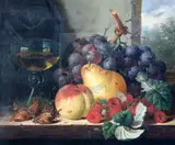 Grapes by Edward Ladell, oil on canvas, sold Dec 2019