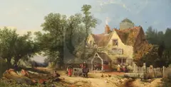 Untitled by William E. Jones, 1853, oil on canvas, sold Dec 2019