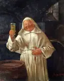 5in by Edward Von Grutzner, oil on canvas, sold Dec 2019