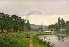 Untitled by Léon Joubert, oil on canvas, sold Dec 2019
