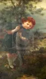 Untitled by Louisa Starr-Canzigni, oil on canvas, sold Dec 2019
