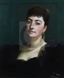 Untitled by James Jebusa Shannon, 1892, oil on canvas, sold Dec 2019