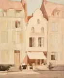 The Old House, Hesdin by William Lee Hankey, watercolour, offered Mar 2021