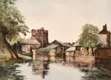 Sudbury Watch Tower, Canterbury' Etching by William Tatton Winter, Etching, offered Mar 2021