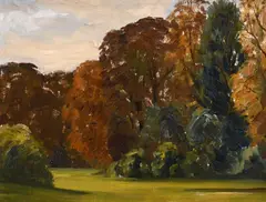 Garden in Pangbourne by Maurice Codner, oil on canvas, offered Feb 2021
