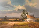 September Sunlight by Christopher Osbourne, Oil on Canvas, sold Feb 2021