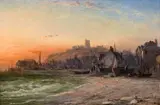 Morning, Whitby 1881 by George Augustus Williams, oil on canvas, sold Feb 2021