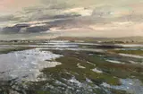 Wetlands by Errol Stephen Boyley, oil on board, offered Feb 2021