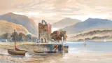 Loch Lomond' and 'Carrick Castle by J. Berkeley Hewitt, watercolor, sold Feb 2021