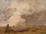 With his Flock by John Terris, watercolour, sold Feb 2021
