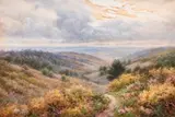 British, A pair of views of heathland scenes by Walter Duncan, watercolour, sold Feb 2021