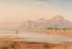 Phul - Sagar - Bundi, Rajputana by Henry Bowser Wimbush, watercolour, sold Feb 2021