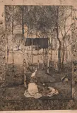 Spring by Heinrich Vogeler, etching, sold Feb 2021