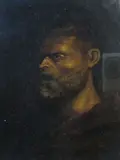 Portrait of a man by Italian School, oil on panel, sold Sep 2012