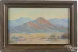 western landscape by James Moore McLaughlin, pastel, offered Oct 2017