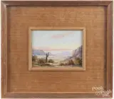 western landscape by Herbert Sartelle, oil on board, offered Oct 2017