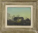 Harry Leith Ross (American 1886- by Harry Leith-Ross, 1973, oil on board, offered Oct 2017