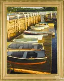 Untitled by Ronal Parlin, oil on canvas mounted on panel, offered Oct 2017
