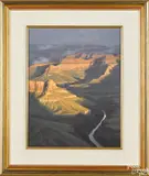 Western landscape by John D. Cogan, oil on canvas, offered Oct 2017
