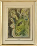 of Paradise by Marc Chagall, color lithograph, offered Oct 2017
