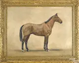 horse portrait by Charles Walter Simpson, oil on canvas, offered Oct 2017