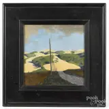 titled The Endless Drive Marin Co. California by Jon Redmond, oil on board, offered Jul 2017