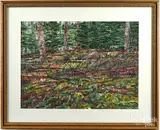 titled Falling Forest by Mark Howard, watercolor, offered Jul 2017