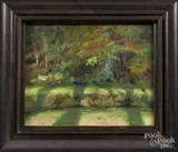 landscape by Tara Keefe, oil on canvas, offered Jul 2017