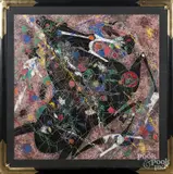 titledBlack Horse by Jiang Tiegeng, serigraph, offered Jun 2017