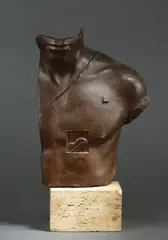 Buste d'homme by Igor Mitoraj, Bronze, sold Dec 2015