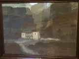 Maison forte au pied de montagne by Sigismond Jeanes, Pastel, sold Sep 2022