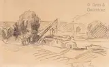 Le bas Meudon by Maximilien Luce, Crayon signé et situé en bas à droite, sold Jul 2020