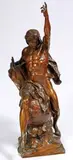 L'inspiration by Émile Louis Picault, Bronze à patine brune signé sur la terrasse, marque de fondeur Colin et Cie Paris, sold Mar 2012