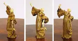 Danseuse aux Cothurnes by Léonard Agathon, Épreuve chryséléphantine en bronze patiné et ivoire sculpté, sold Mar 2012