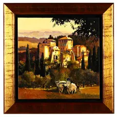 Italian Landscape by Max Hayslette, Oil on canvas, sold Feb 2023