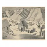 Ouray, Colorado by Madeline Thatcher, Lithograph, sold Feb 2023