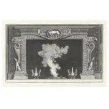 A Chimneypiece Etching by Giovanni Battista Piranesi, Etching on laid paper, sold Feb 2023